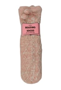 Reading Socks Pink Cable 